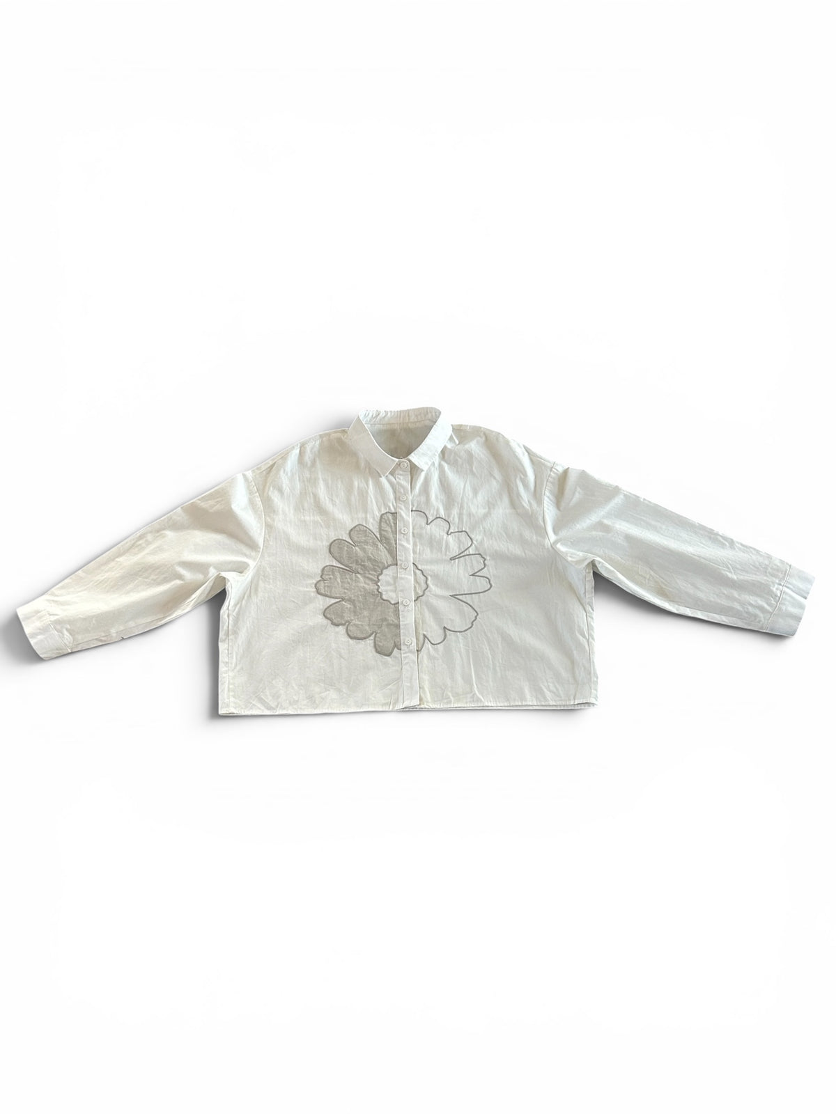 Flower Power Cropped Shirt