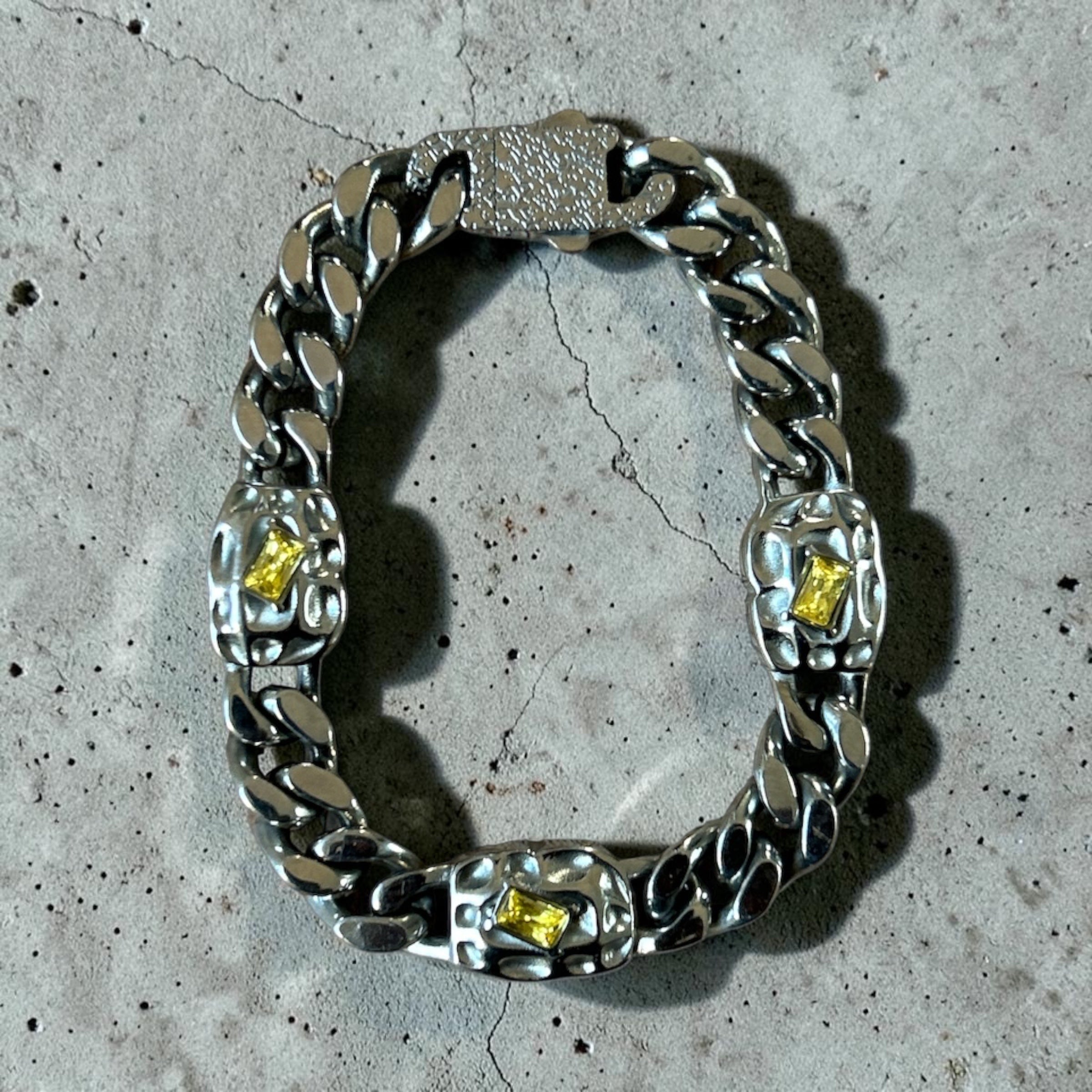 Silver Gem Bracelet