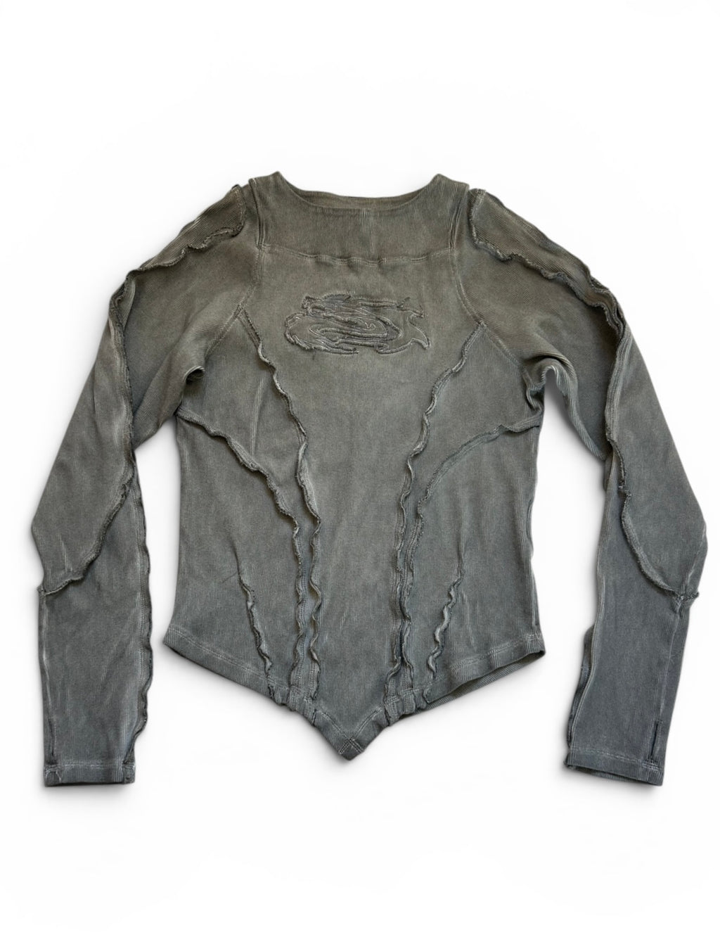 Asymmetrical body hugging Long sleeve