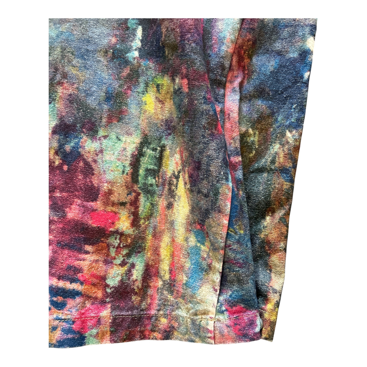 Adjustable Art Splatter Barrel Leg Jeans (unisex)