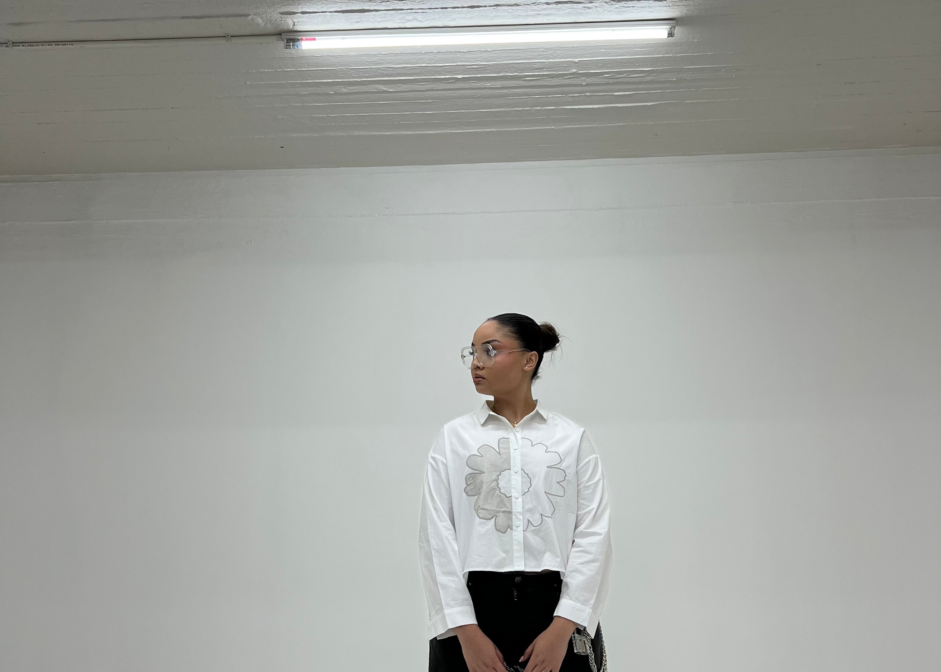 Flower Power Cropped Shirt